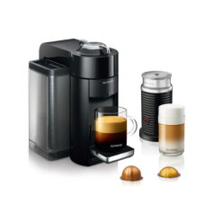 Nespresso Vertuo Coffee and Espresso Machine by De'Longhi with Aeroccino, Black