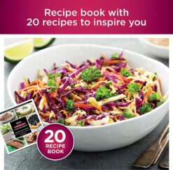 Ninja BN601 Professional Plus Food Processor, 1000 Peak Watts, 4 Functions for Chopping, Slicing, Purees & Dough with 9-Cup Processor Bowl, 3 Blades, Food Chute & Pusher, Silver