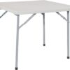 Office Star Resin Folding Table for Banquets, Picnics, and Parties, 36 Inch, Square