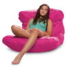 Posh Creations Laguna Lounger Bean Bag Chair, Kids, 3 ft, Pink