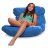 Posh Creations Laguna Lounger Bean Bag Chair, Kids, 3 ft, Royal Blue