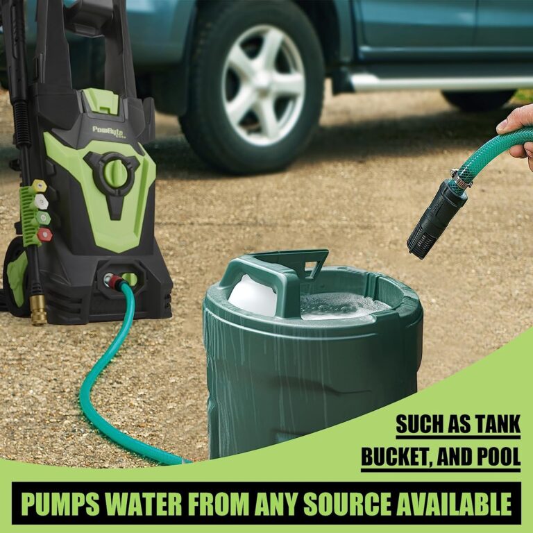 PowRyte Electric Pressure Washer, Foam Cannon, 4 Different Pressure