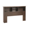 Prepac Fremont Espresso Full/Queen Bookcase Headboard