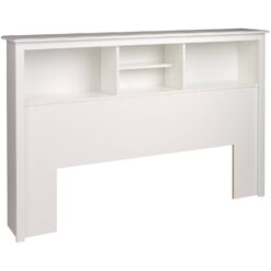 Prepac Monterey White Full/Queen Bookcase Headboard