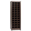 Prepac Space-Saving 36 Pair Shoe Storage Cabinet With Cubbies, Espresso