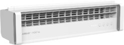 SHARPER IMAGE Window Fan with 3 Speeds, Reversible Exhaust Mode, Weather Resistant, PORTAL, White