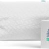 SLEEP IS THE FOUNDATION Gel Memory Foam Pillow for Sleeping - Adjustable & Cooling Pillow for Side Sleepers and All Sleeping Positions - Queen Size Pillow