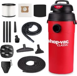 Shop-Vac 5 Gallon 5.5 Peak HP Wet/Dry Vacuum, Wall Mountable Compact Shop Vacuum with 18' Extra Long Hose & Attachments, Ideal for Jobsite, Garage, Car & Workshop. 9522236