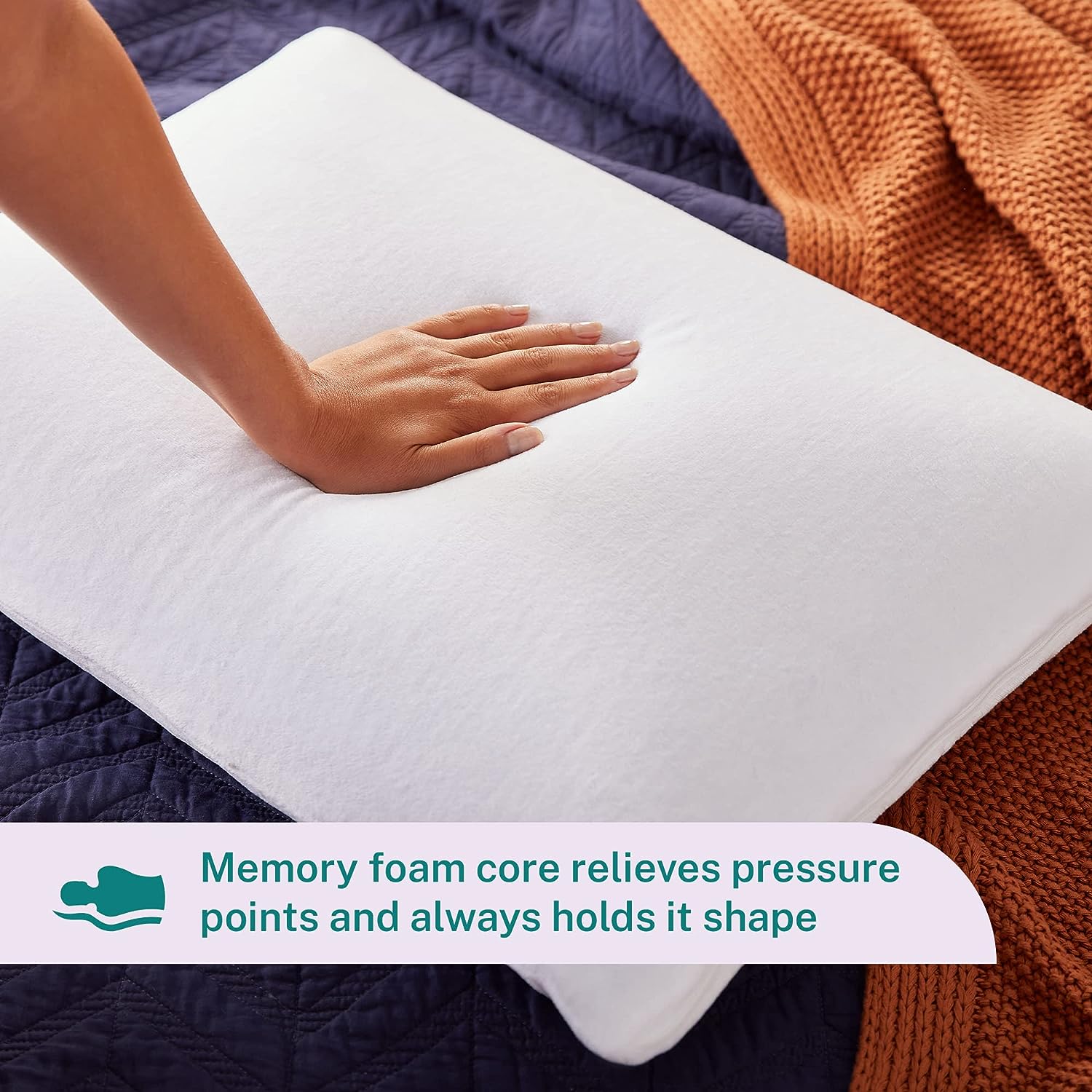 Sleep Innovations Contour Memory Foam Standard Pillow  - Best Buy