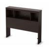 South Shore Spark Bookcase Headboard, Twin, Chocolate