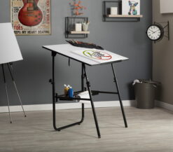 Studio Designs Ultima Drafting Table with Adjustable Fold-A-Way Base and 42