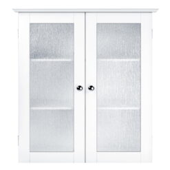Teamson Home Connor Removable Wall Cabinet with 2 Glass Doors