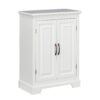 Teamson Home St. James 2 Door Free Standing Cabinet Bathroom Kitchen Storage