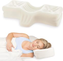 Therapeutica Pillow, Firm Orthopedic Support, Back or Side Sleeping, Petite