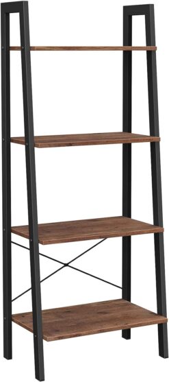https://bigbigmart.com/wp-content/uploads/2023/08/VASAGLE-Ladder-Shelf-4-Tier-Bookshelf-Storage-Rack-Bookcase-with-Steel-Frame-for-Living-Room-Home-Office-Kitchen-Bedroom-Industrial-Style-Hazelnut-Brown-and-Black-ULLS044B03.-3.jpg