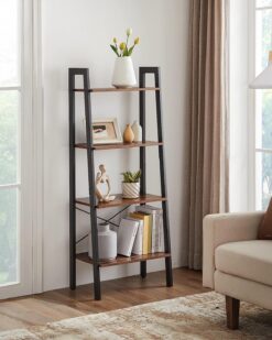 https://bigbigmart.com/wp-content/uploads/2023/08/VASAGLE-Ladder-Shelf-4-Tier-Bookshelf-Storage-Rack-Bookcase-with-Steel-Frame-for-Living-Room-Home-Office-Kitchen-Bedroom-Industrial-Style-Hazelnut-Brown-and-Black-ULLS044B03.-3.jpg