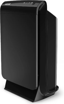 VEVA Air Purifier Large Room - ProHEPA 9000 Premium Air Purifiers for Home w/ H13 Washable HEPA Filter for Smoke, Dust, Pet Dander & Odor - Black