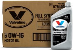 Valvoline Advanced Full Synthetic SAE 0W-16 Motor Oil 5 QT