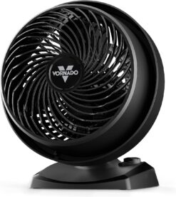 Vornado 52 Whole Room Air Circulator Fan with 3 Speeds, Black