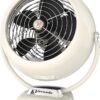 Vornado VFAN Vintage Air Circulator Fan, Vintage White, Small