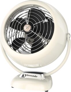 Vornado VFAN Vintage Air Circulator Fan, Vintage White, Small