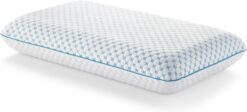 WEEKENDER Ventilated Gel Memory Foam Pillow with Reversible Cooling Cover – Two-Sided for All-Season Comfort – Washable Cover - King , White