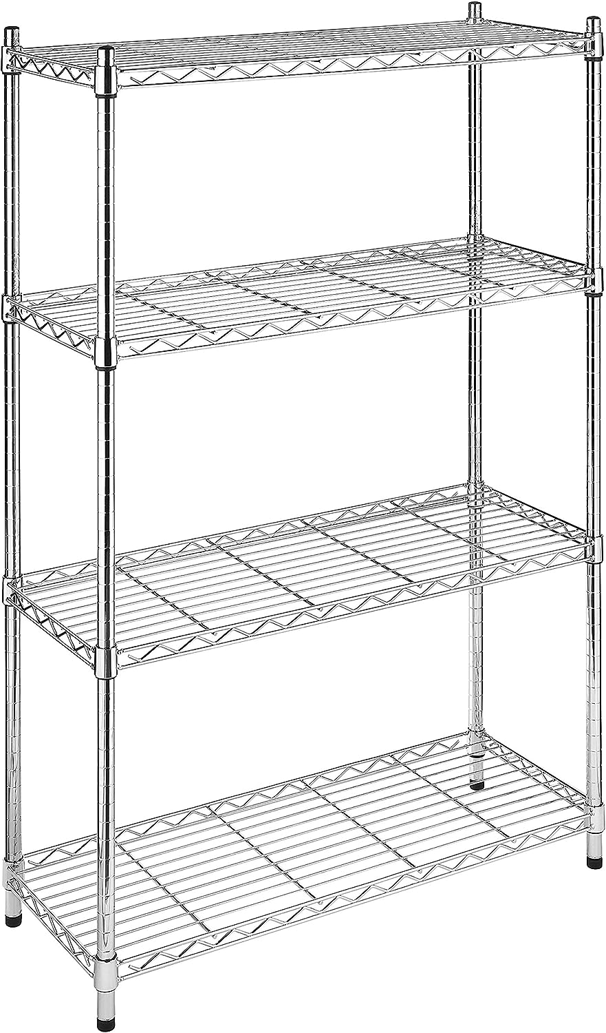 Whitmor Stackable Closet Shelves 2-Tier, Chrome