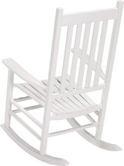 Woodlawn&Home, 100019, Mission Style Rocking Chair, White