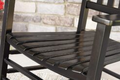 WoodlawnHome, 100033, Mission Style Rocking Chair, Color Black