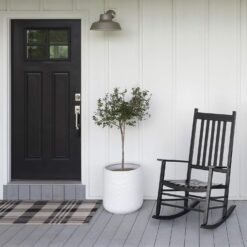 WoodlawnHome, 100033, Mission Style Rocking Chair, Color Black