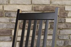 WoodlawnHome, 100033, Mission Style Rocking Chair, Color Black
