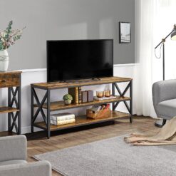 Yaheetech Industrial TV Stand for TV up to 65 inch, 55