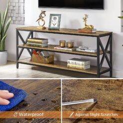 Yaheetech Industrial TV Stand for TV up to 65 inch, 55