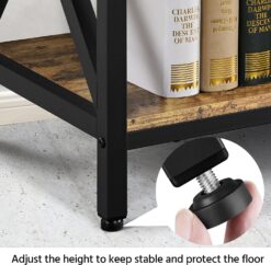 Yaheetech Industrial TV Stand for TV up to 65 inch, 55