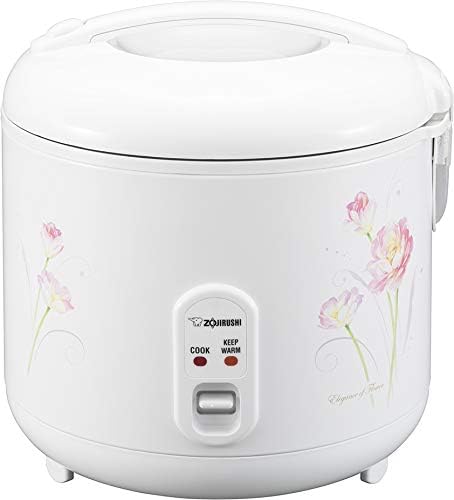 Zojirushi NS-RPC18FJ Rice Cooker and Warmer, 10-Cup (Uncooked), Tulip ...
