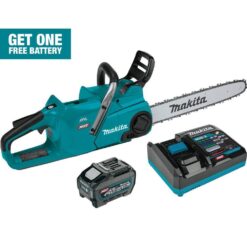 Makita GCU06T1 XGT 18 in. 40V max Brushless Electric Cordless Battery Chainsaw Kit (5.0Ah)
