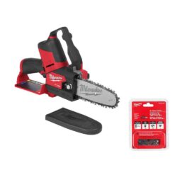 Milwaukee 2527-20-49-16-2732 M12 FUEL 12-Volt Lithium-Ion Brushless Battery 6 in. HATCHET Chainsaw (Tool-Only) with Extra 6 in. Chain