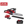 Milwaukee 2727-21HD-48-11-1880 M18 FUEL 16 in. 18-Volt Lithium-Ion Brushless Battery Chainsaw Kit with 12Ah & 8Ah Batteries