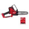 Milwaukee 3004-20-49-16-2750 M18 FUEL 8 in. 18V Lithium-Ion Brushless Electric Battery Chainsaw HATCHET Pruning Saw with Extra 8 in. Saw Chain