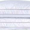 Bamboo Pillows Queen Size Set of 2 Shredded Memory Foam for Sleeping - Ultra Soft, Cool & Breathable Cover w/Zipper Closure - Relieves Neck Pain, Snoring and Helps w/Asthma - Back/Stomach/Side Sleeper