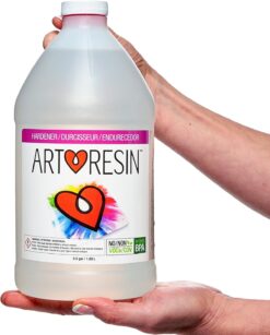 ArtResin - Epoxy Resin - Clear - Non-Toxic - 1 gal (0.5 gal Resin + 0.5 gal Hardener) (3.78L)