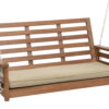 Barrington 4' Porch Swing with Oil Finish Seats 1-2 People with Olefin Cushion, 901289