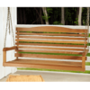 Barrington 4 foot Honey Brown Mahogany Hardwood Swing Seats 1-2 People 901678