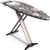 Bartnelli Pro Luxury Ironing Board - Extra Wide 62x19 Steam Iron Rest, Adjustable Height, T-Leg Foldable, European Made