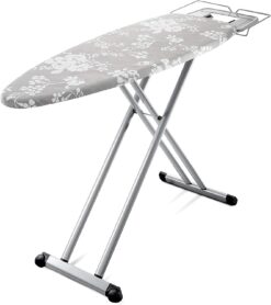 Bartnelli Pro Luxury Ironing Board - Extreme Stability Made in Europe Steam Iron Rest Adjustable Height Foldable European Made