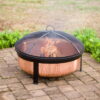 Better Homes & Gardens Wood Burning Copper Fire Pit, 30-inch diameter and 22-inch Height