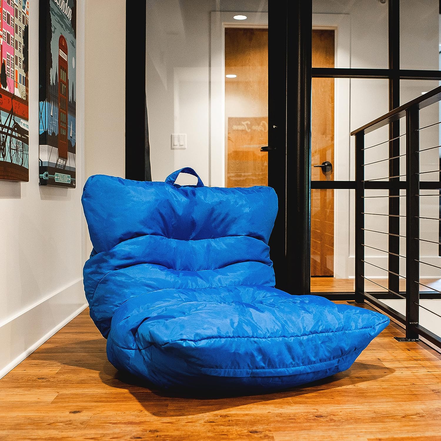  Big Joe Roma Bean Bag Chair, Sapphire Smartmax, Durable  Polyester Nylon Blend, 3 feet : Home & Kitchen