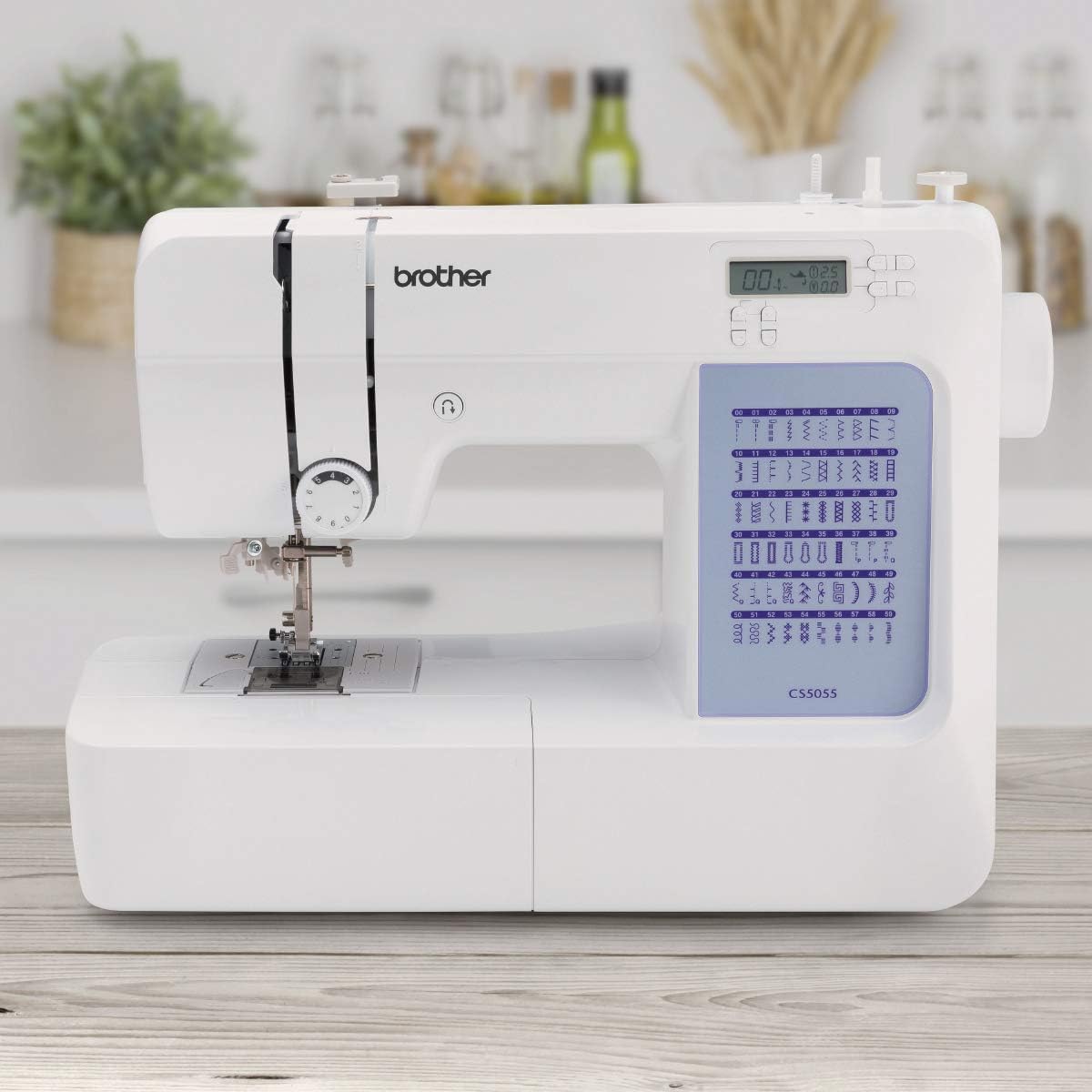 BROTHER WHITE ELECTRIC SEWING MACHINE 37 BUILT IN STITCHES LED LIGHT 
