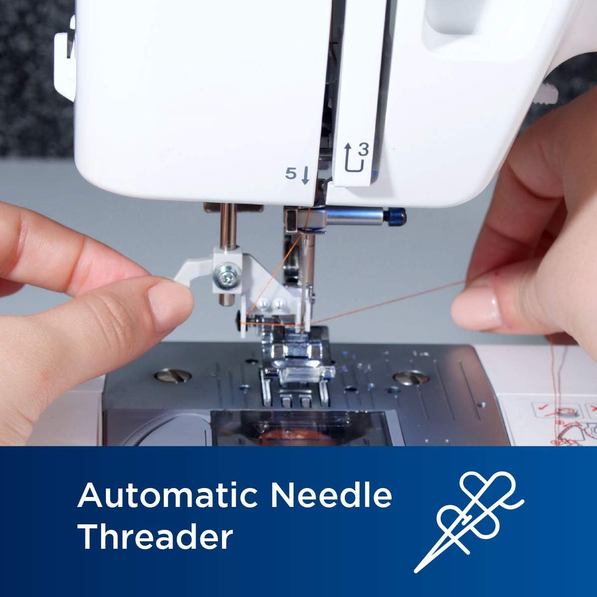 Automatic Built-in Needle Threader