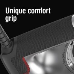 CHI Steam Iron With Retractable Cord, Titanium Infused Ceramic Soleplate & Over 400 Steam Holes, Professional Grade, Black Chrome (13109)